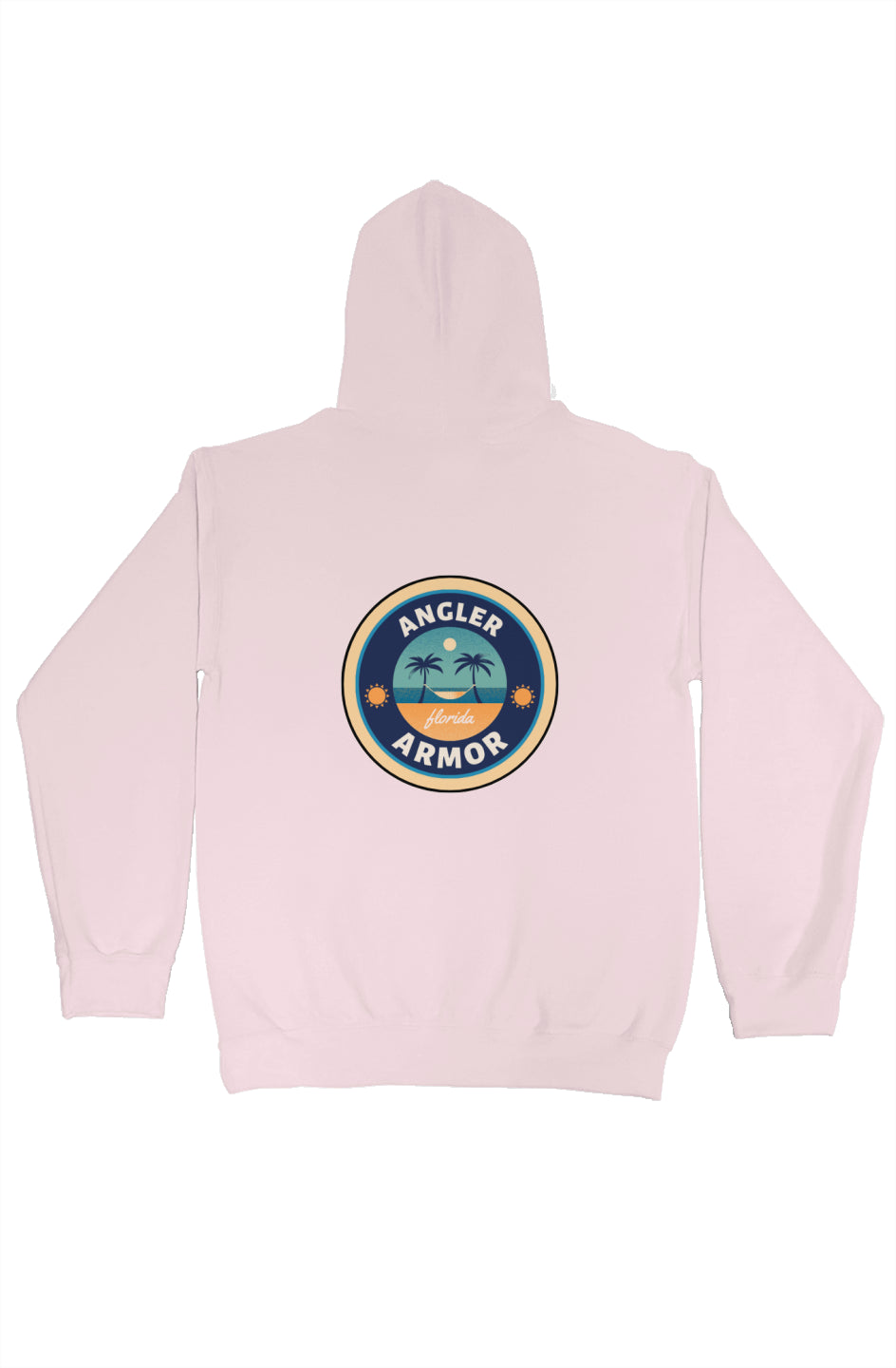 Angler Armor Light Pink Pullover Hoodie